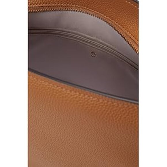 #37 NWT - Kate Spade New York Hudson Pebbled Leather Large Hobo Bag Bungalow - Picture 4 of 12